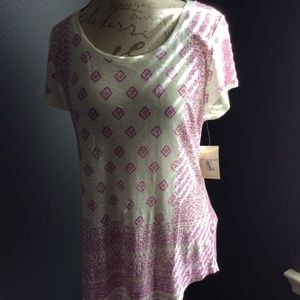 Women's Lucky Brand Casual T Shirt Size M NWT